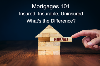 Insured Mortgages, Insurable Mortgages, Uninsured Mortgages